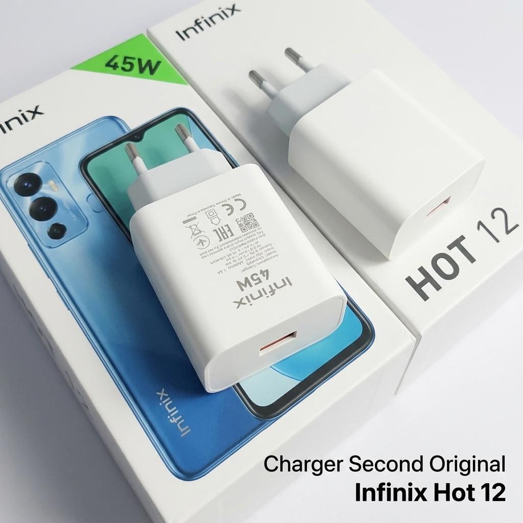 Charger HP Infinix U450XEB Original Second Fast Charging Infinix Hot 12