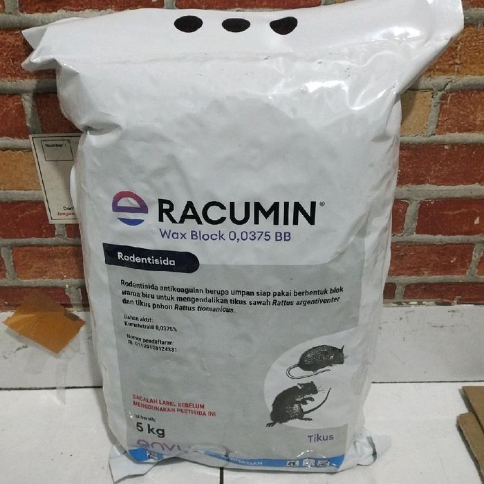BASMI Umpan Tikus Racumin Block 5 Kg ENVU Produksi Eks Bayer German