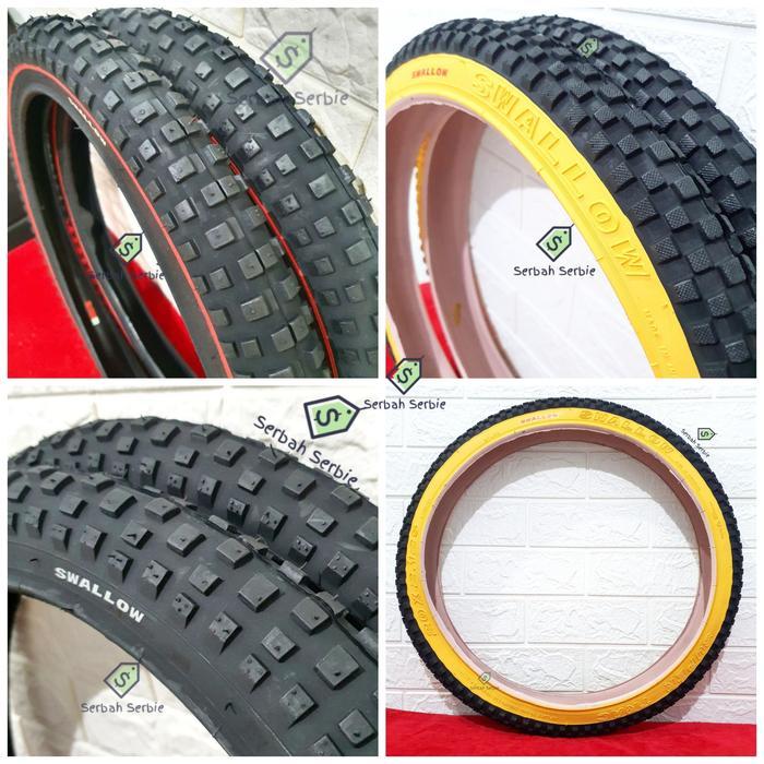Ban Luar Sepeda 20X2.125 Swallow 20 X 2125 2.125 20X2125 Bmx Anak