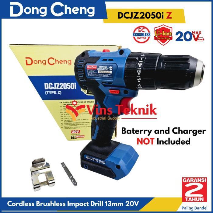 Makita Indotools - Dcjz2050Iz Mesin Bor Baterai Cordless Brushless Impact Drill 13Mm 20V Dcjz2050I Z