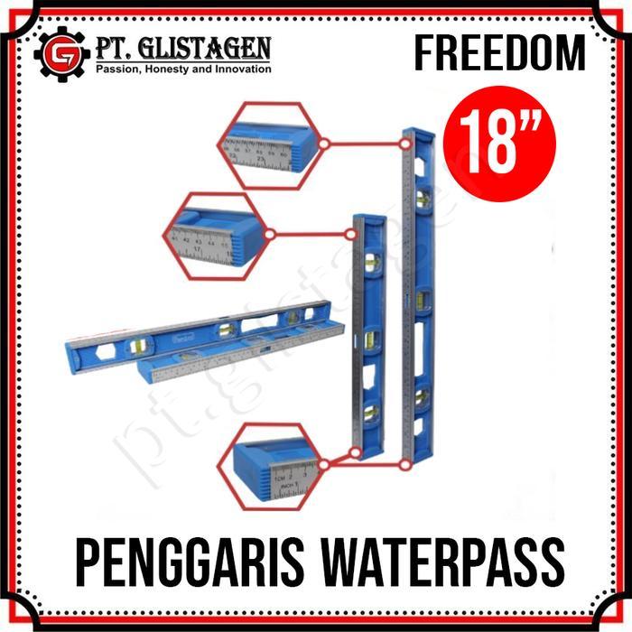 Terbaik Freedom Waterpas Magnet 18" Waterpass 45 Cm 18 Inch Murah