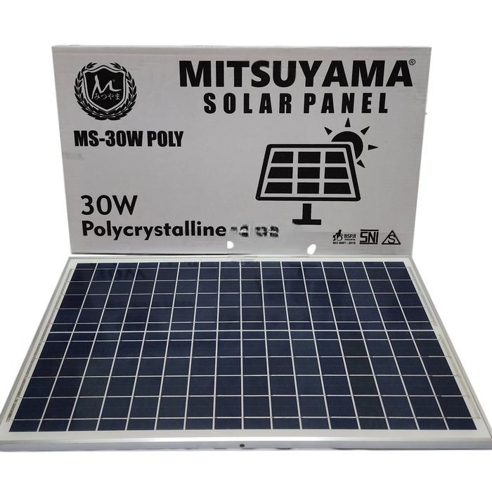 Panel Surya Polikristalin 30WP 30 Watt Tenaga Surya