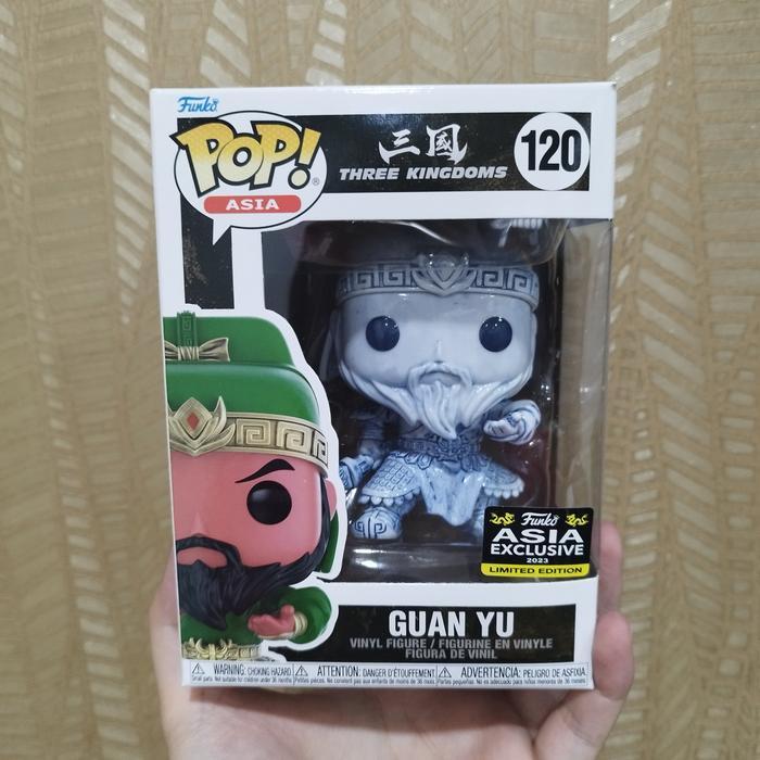 HOT SALE ORIGINAL FUNKO POP ASIA GUAN YU BLUE PORCELAIN LEGEND THREE KINGDOMS TERMURAH