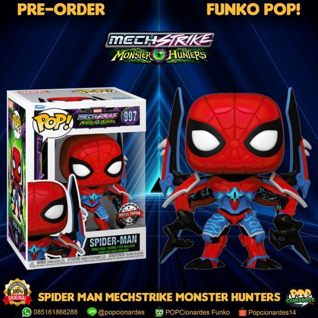 HOT SALE FUNKO POP MARVEL - MECHSTRIKES MONSTER HUNTER SPIDERMAN #997 TERMURAH