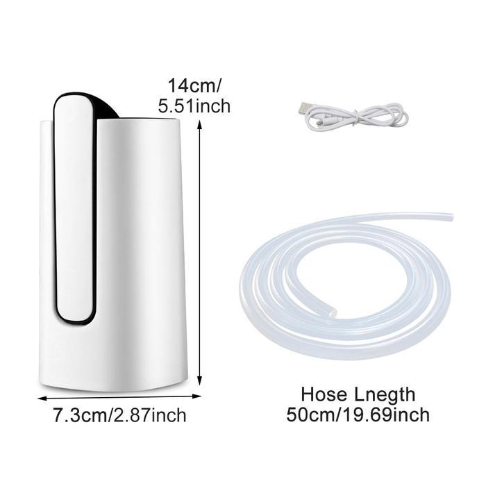 Pompa Dispenser Air Otomatis Usb Rechargeable Mini Cordless Electric Pompa Dispenser Air Portabel