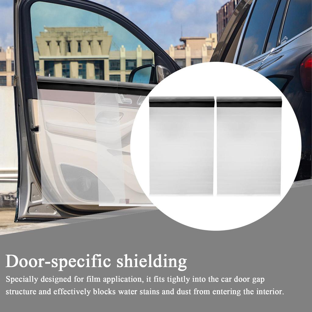 Car Door Panel Guard Protector Window Tinting Tools Waterproof Car Door Guard Protection Foldable