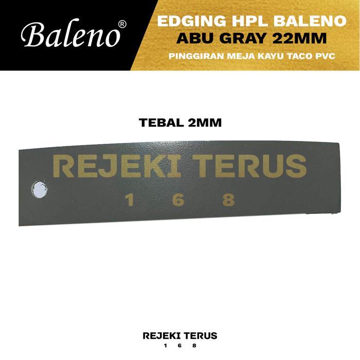 Edging HPL Abu Gray Tebal PVC Pinggiran Meja Kayu - 22mm