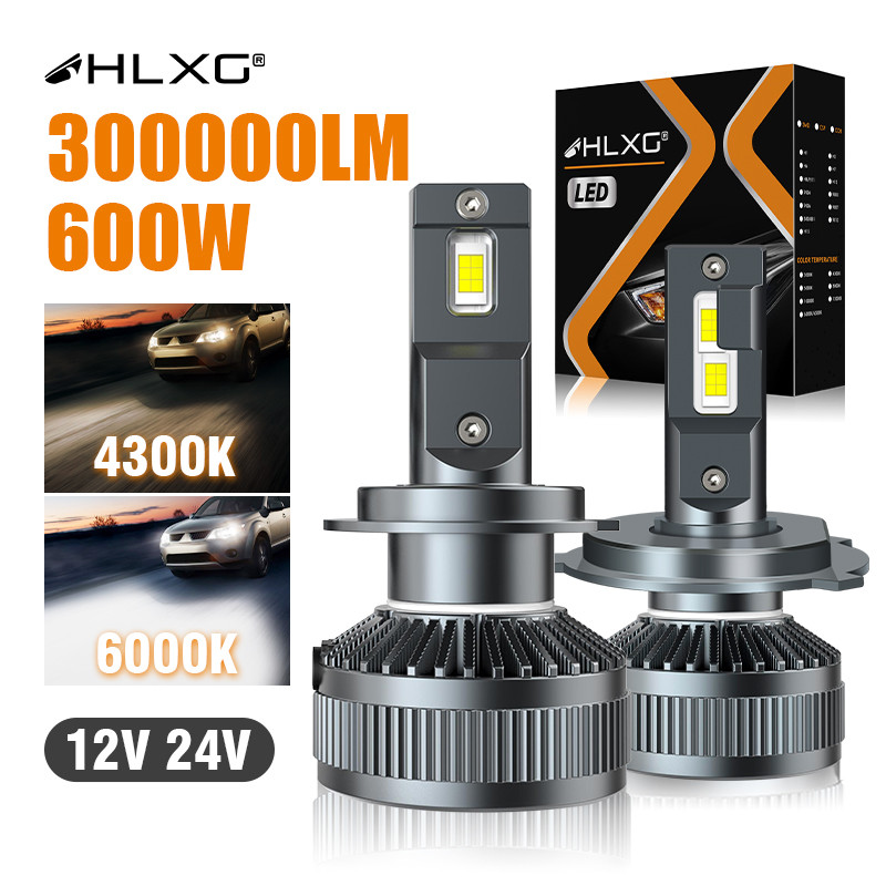 H7 LED Canbus 600W 300000LM H4 H11 H1 HB3 9005 HB4 H8 HIR2 9012 Bi