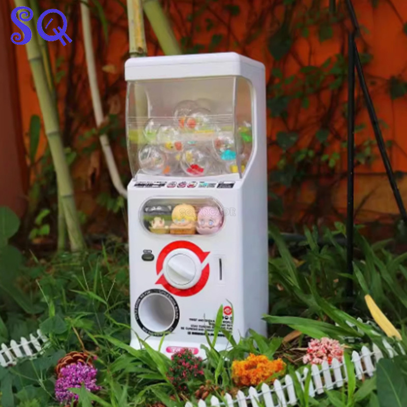 Mini Gachapon Machine Arcade Gum Capsule Toy Candy Machine Vending Machine Sliding Door Gachapon