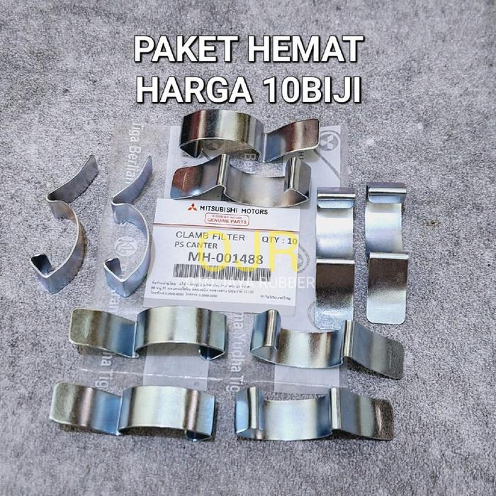 10Buah Klem Tutup Panci Filter Udara Ps Canter Isi 10Buah