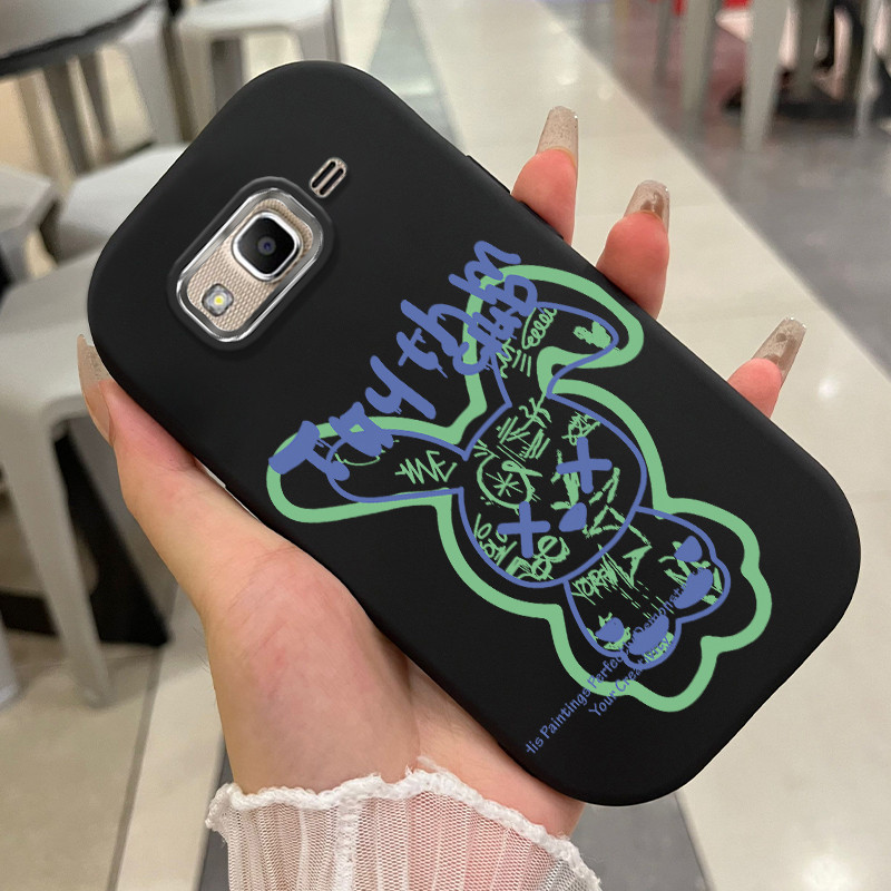 Casing Hp Untuk Samsung Galaxy J2 Prime J2 Ace A7 2018 Case Casing Beruang yang rusak pola Kerang ge