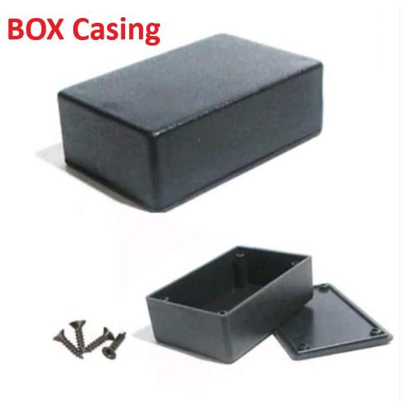 Box PROJECT X1 Hitam Kotak casing AMPLI AMPLIFIER AUDIO MULTI FUNGSI Komponen DIY 7,5x5x2,5cm