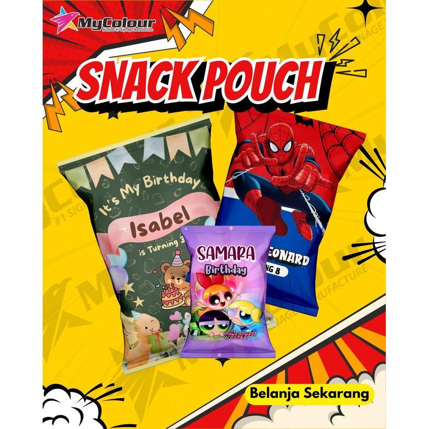 SNACK POUCH ULTAH POUCH SNACK ULANG TAHUN BINGKISAN HAMPERS ULANG TAHUN