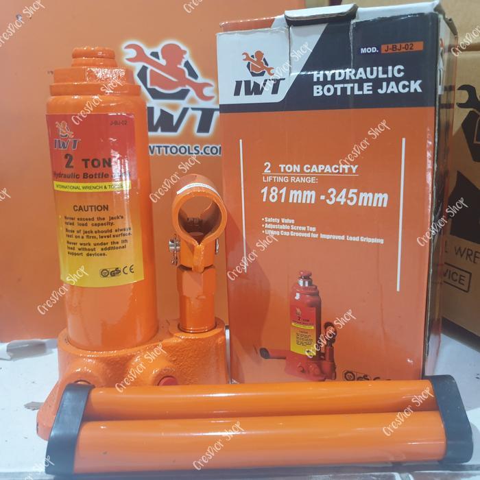 HYDRAULIC BOTTLE JACK DONGKRAK BOTOL HIDROLIK 2 TON 4 TON 2TON 4TON 2T 4T IWT JAPAN HIGH QUALITY