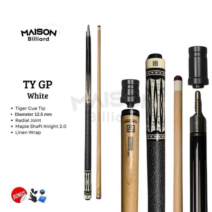 Fury Series TY GP Stick Billiard Shaft TY KNIGHT 2.0 - Low Deflection