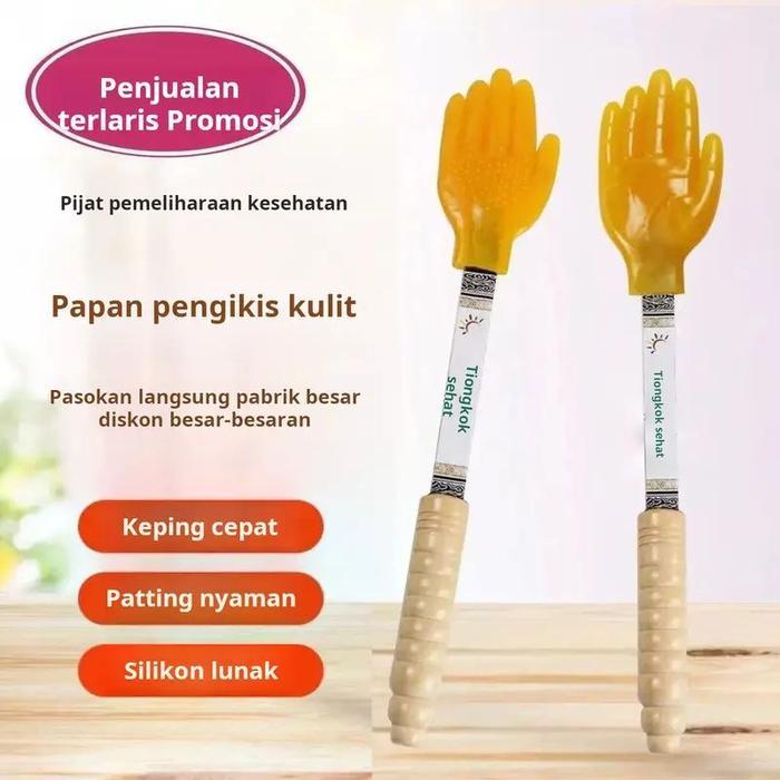 Papan pukul silikon, tongkat pukul meridian, palu pijat, alat pukul ajaib, perangkat pijat meridian