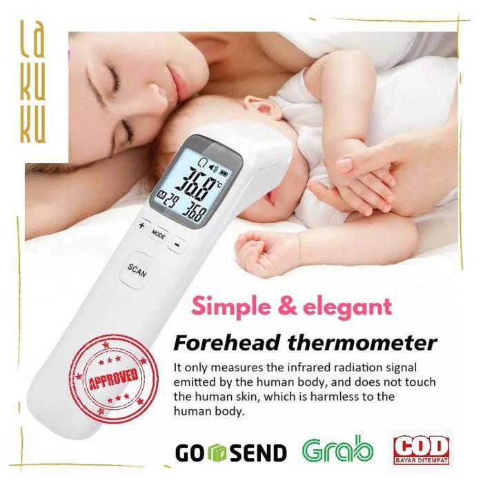 Onemed Medika - [Free Bubble] Thermogun Thermometer - Termometer Pengukur Suhu Badan Dan Objek Tanpa