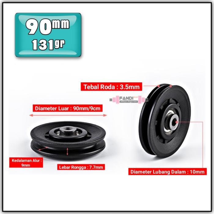 Roda Katrol Pulley Gym Alat Fitness Sparepart Perlengkapan Alat Fitnes Terjamin