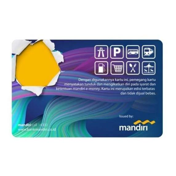 Kartu eMoney Mandiri eToll / Kartu emoney / E-money card Bank Mandiri