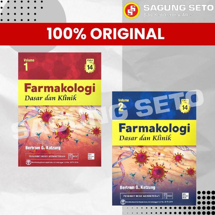 Promo Buku Farmakologi Dasar Dan Klinik Edisi 14 Set (2 Buku) - Katzung Terlaris