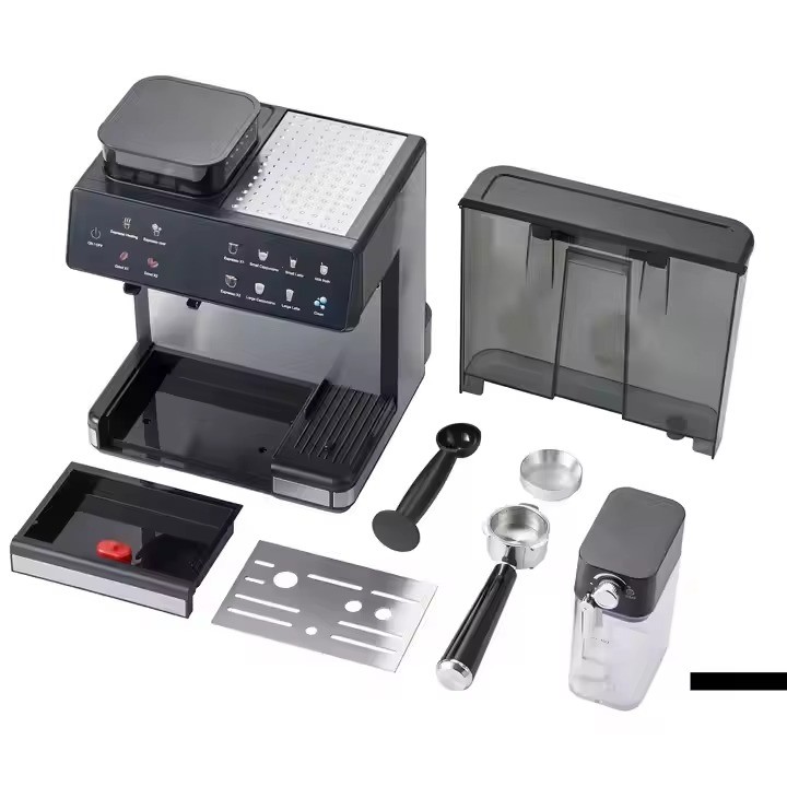 Professional 20 Bar Home Espresso Machine with Coffee Bean Grinder Cappuccino Espresso Coffee