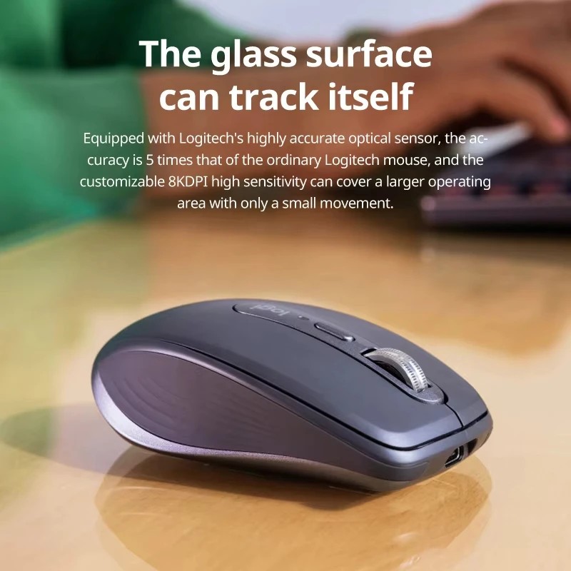 Logitech MX Anywhere 3S Master Series Bluetooth Wireless Silent Mouse Soft sound Office Female