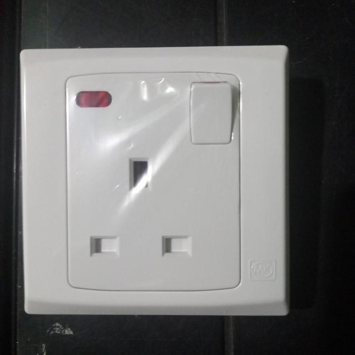 stop kontak ac 1 gang MK S2657 whi