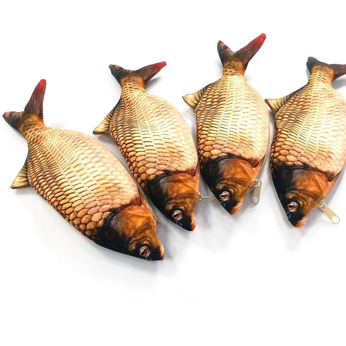 Tempat Pensil Ikan Mas Karper Unik Back To School Anak Hobby Ikan Hias Stationery Terjamin