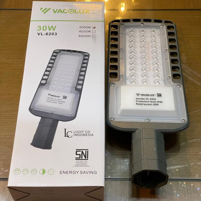 Premium Lampu Jalan Led 30W Vacolux / Pju Led 30W / Streetlight Vacolux 30W Original