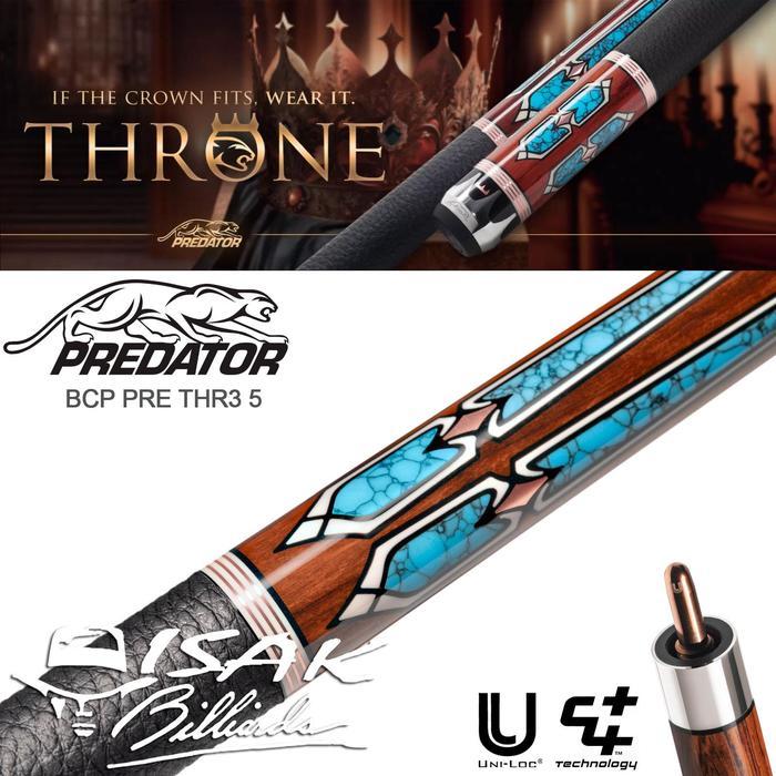 PREDATOR CUE THRONE3 5 - LOW DEFLECTION BILLIARD STICK BILIAR STIK ORI