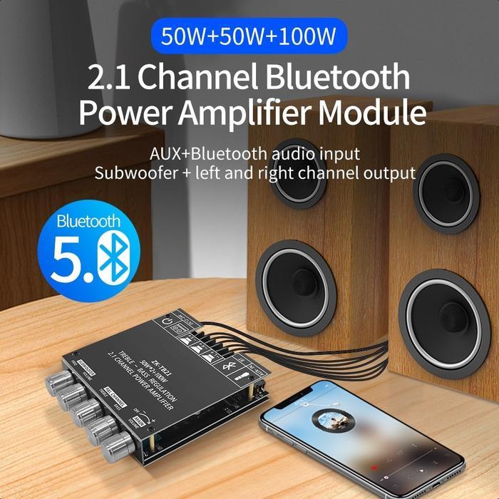 Saramonic - Pelangi Tekno Zk-Tb21/Zk-Mt21/Zk-502Mt/ Tpa3116 Penyesuaian Tinggi Dan Bass 2.1 Channel