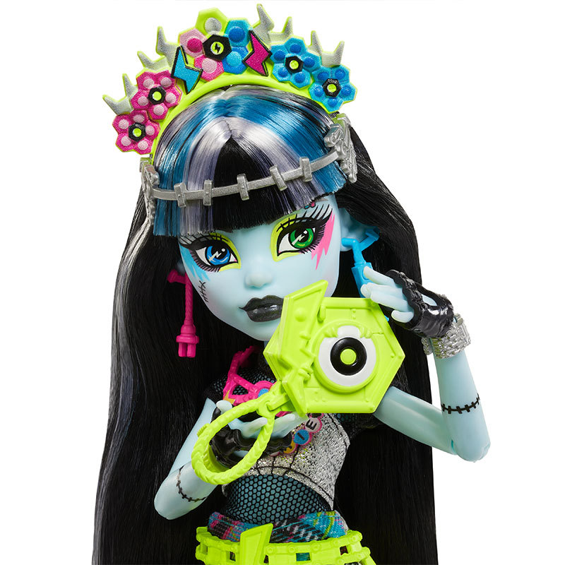 Monster High Frankie Stein Collectible Figure Authentic Toy Gift For High School Monster Fest Series