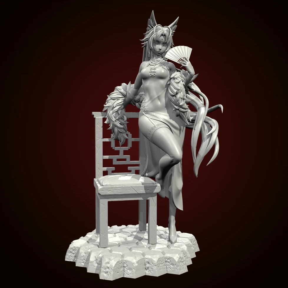 The height of man 50mm 75mm 90mm Resin model kit, colorless self-assembling TD-7250/3D