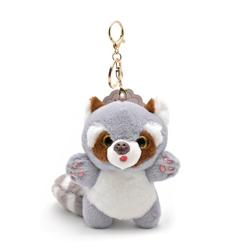 Cute Cartoon Red Panda Plush Toy Pendant Little Raccoon Doll Doll Playground Raccoon Stuffed