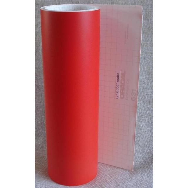 Oracal 651 031 Red 651G Gloss 651M Matte (Doff) Sticker Vinyl Calendered Intermediate Cal