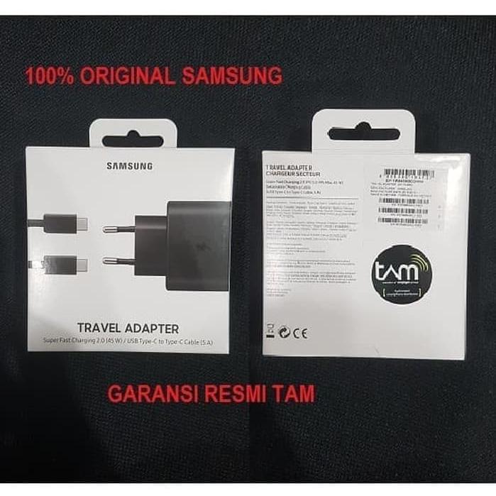 Samsung Charger Galaxy Note 10+ Note 10 Plus 45W Super Fast Charging Terbaru 