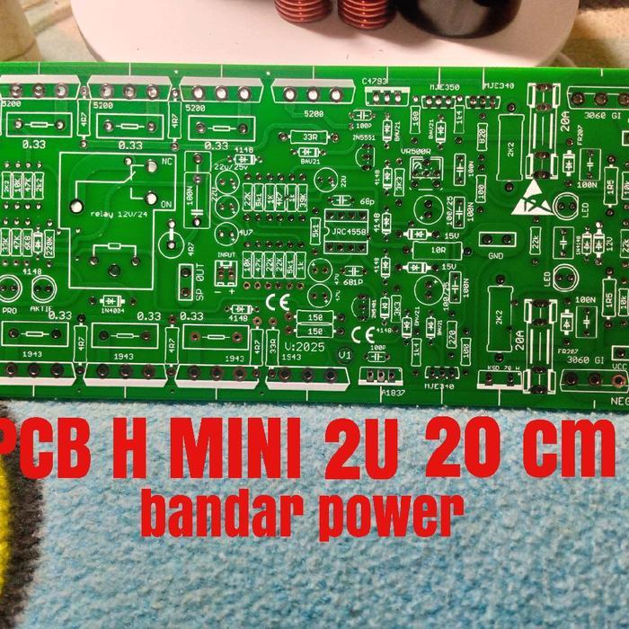 PCB CLAS H MINI 2U PANJANG 20 CM bandar power
