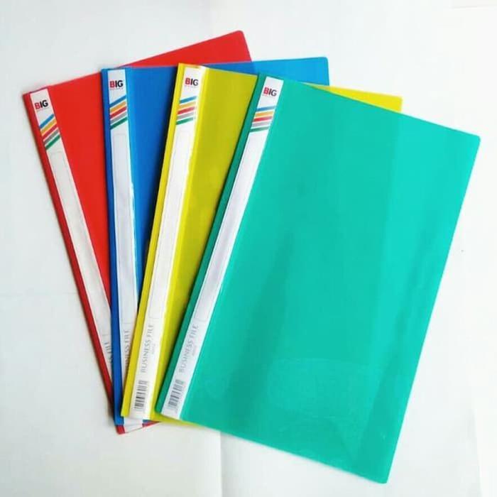 "New" Map Plastik SnailHecter ORENJI Business File F4 Transparan Warna Folder Dokumen