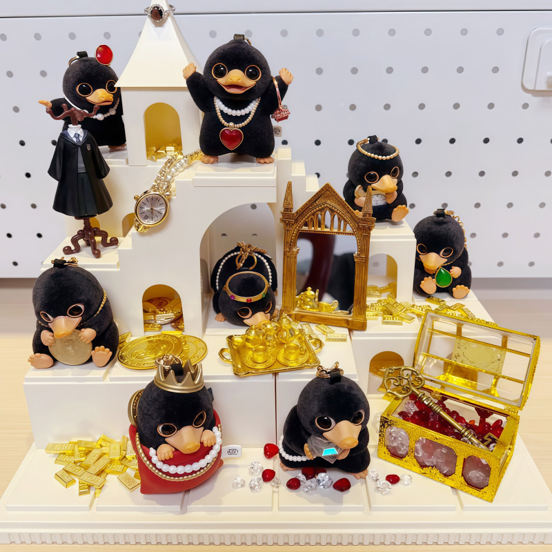 In Stock Niffler Mini Museum Series Blind Box Plush Mysterious Box Cute Bag Pendant Keychain Desktop