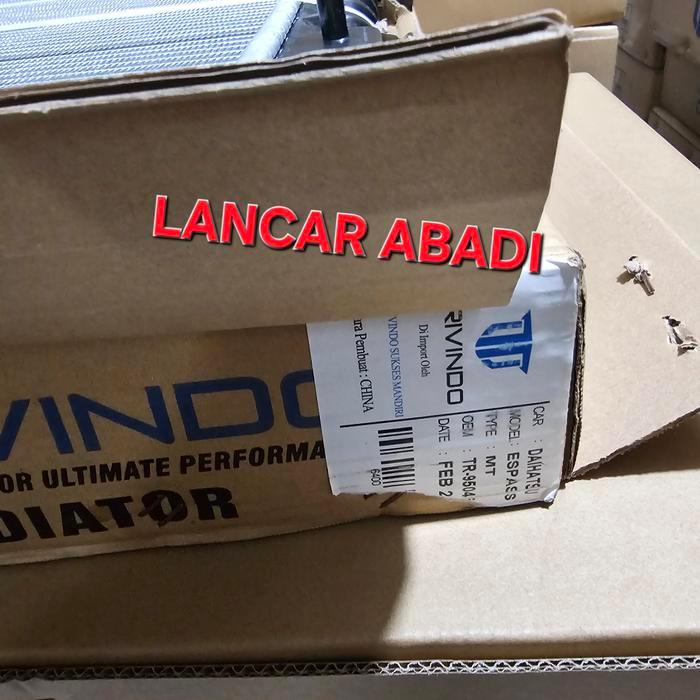 Radiator Daihatsu Espass Espas