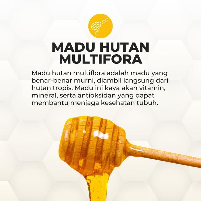 Mr Pro - Madu Herbal Multiflora Premium Dengan Royal Jelly & Madu Propolis Untuk Tubuh Kuat & Sehat