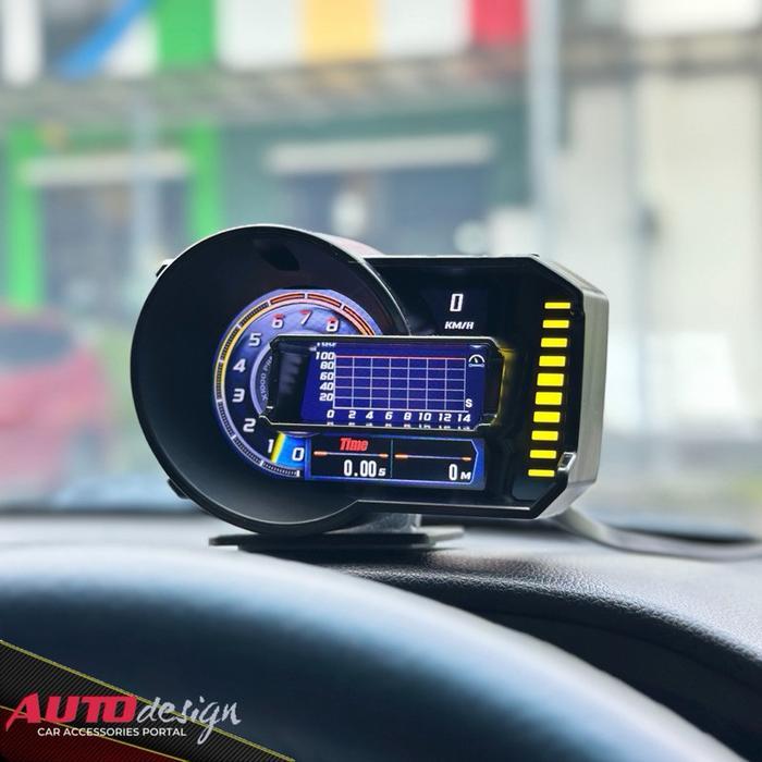 Car Smart Gauge P6 Ultra OBD2+GPS Multifungsi HUD Car Head Up Display OBD Speedometer Digital HUD