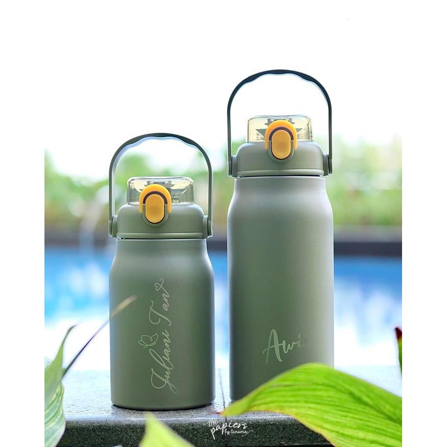 Promo Custom 800Ml Dan 1,2Liter Stainless Tumbler/ Botol Minum Besar/ Termos Terlaris