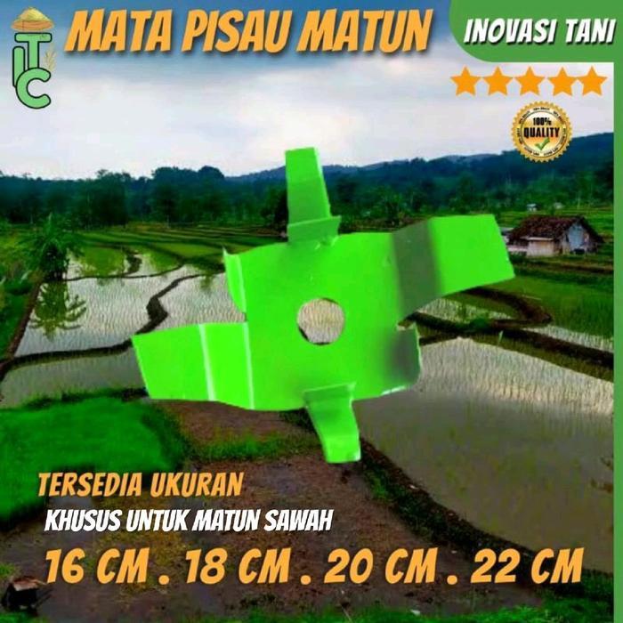 Mata Pisau Potong Rumput Alat Matun Padi Multiguna Mata Pisau Penyiang Gulma Pisau Pembersih Rumput