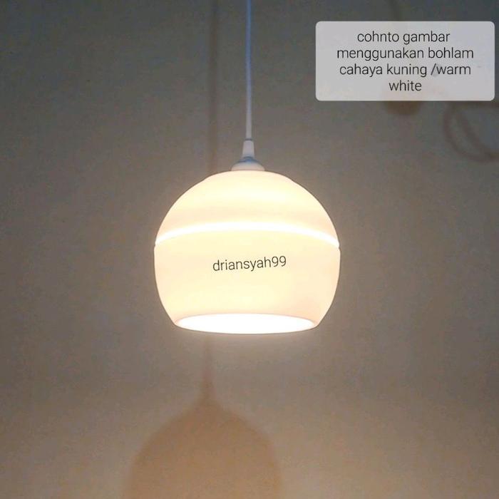 Lampu Gantung Bulat Lampu Hias Gantung Kap Lampu