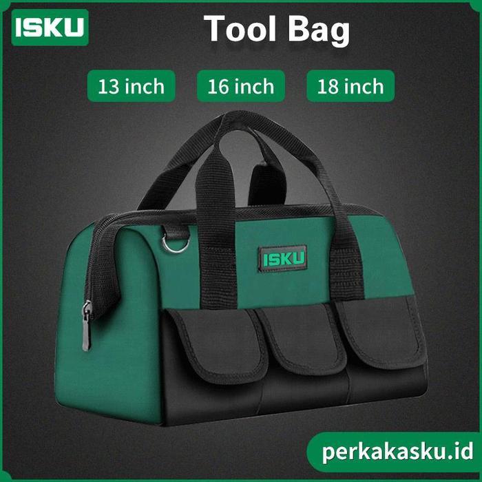 Krisbow Tools - Tool Bag Tas Perkakas Toolbag Perkakas Multifungsi Bahan Tebal