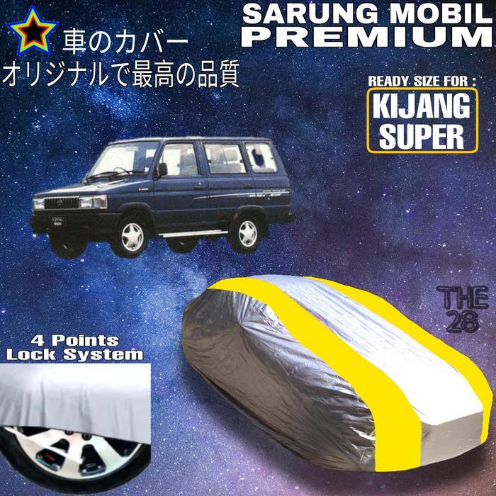 Cover Mobil Kijang Super Silver Kuning Sarung Penutup Kijang Super