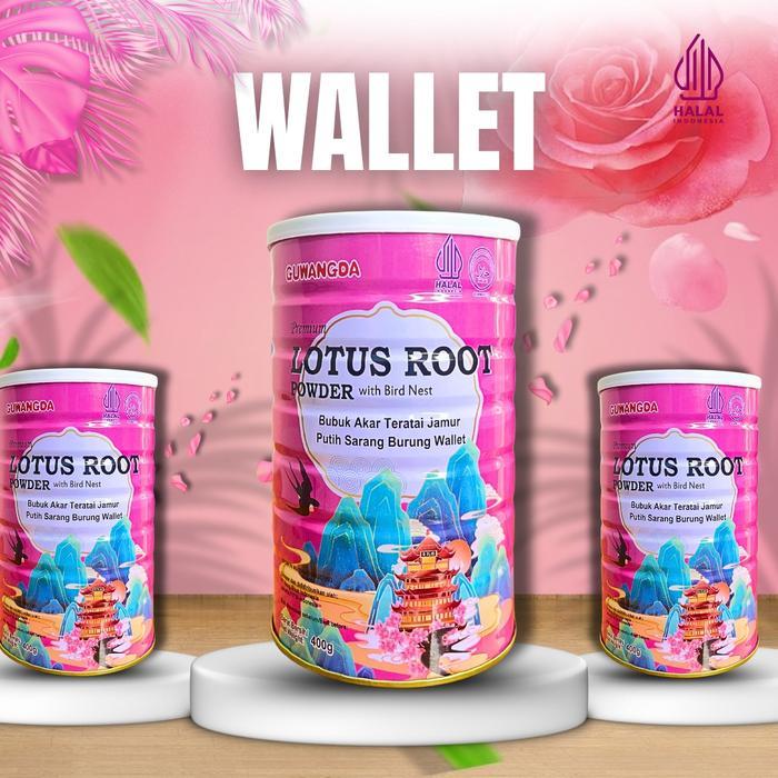 NEW Oufen Lotus Root Powder Akar Teratai ( Varian Wallet ) Air Drink Kurma Minuman Bubuk Manis