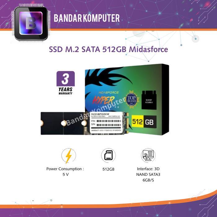 TERLARIS SSD M.2 SATA 512GB Midasforce