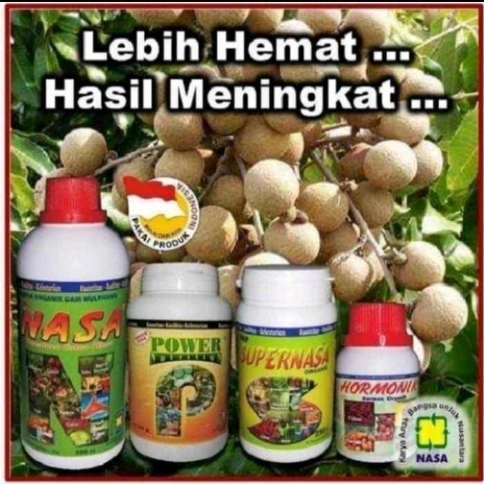 paket nasa /pupuk organik nasa lengkap/pupuk pelebat buah /organik nasa